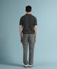 PANICALE Charcoal Garment-Dyed Polo Knit