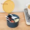 Seasoning Box with Lid Nordic Style 4-compartment Easy To Use Odor-free Easy Grip Seasoning Box Home Supplies
