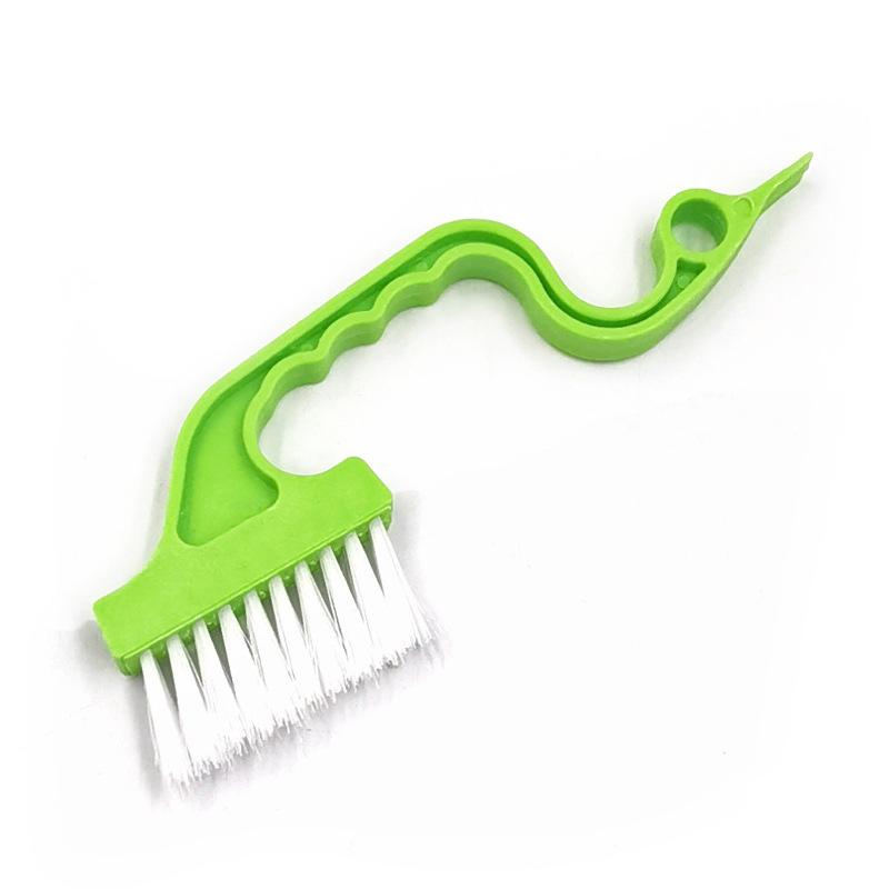 Swan Shape Hand-held Groove Window Slot Brush Kitchen and Bath Groove Cleaning Brush Air Conditioning Shutter Brush Keyboard Brush
