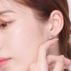 TikTok Kuaishou Live Hot-Selling 2 Carat D Color Simulated Diamond Snowflake Earrings