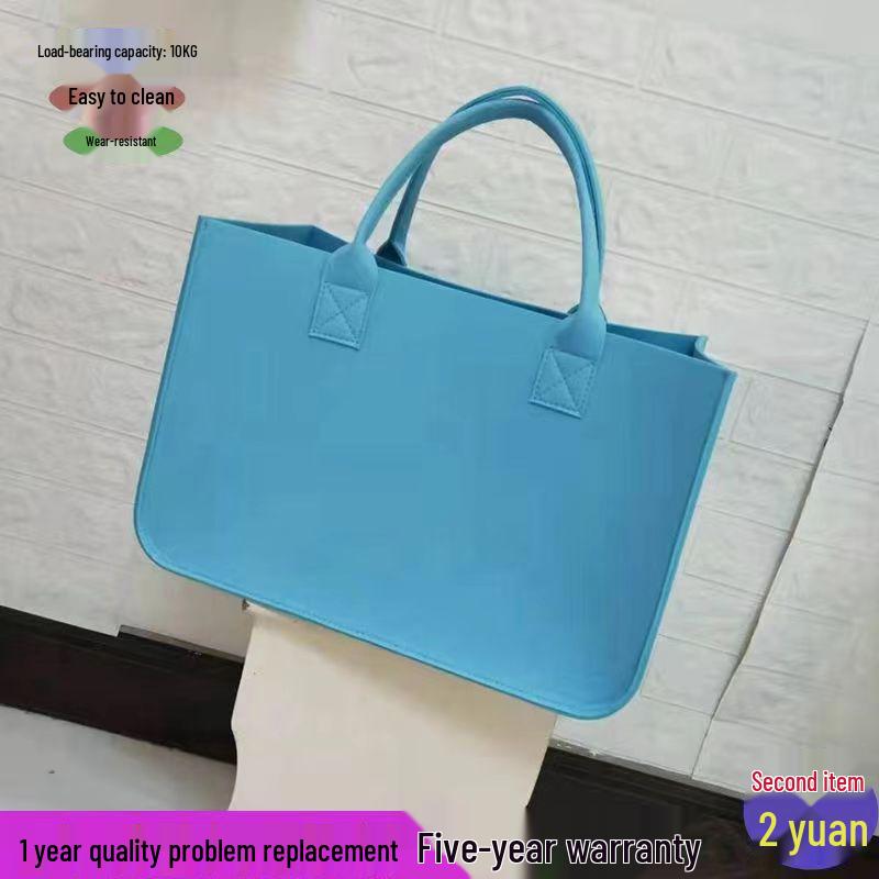 Módní plstěná taška na dojíždění s velkou kapacitou