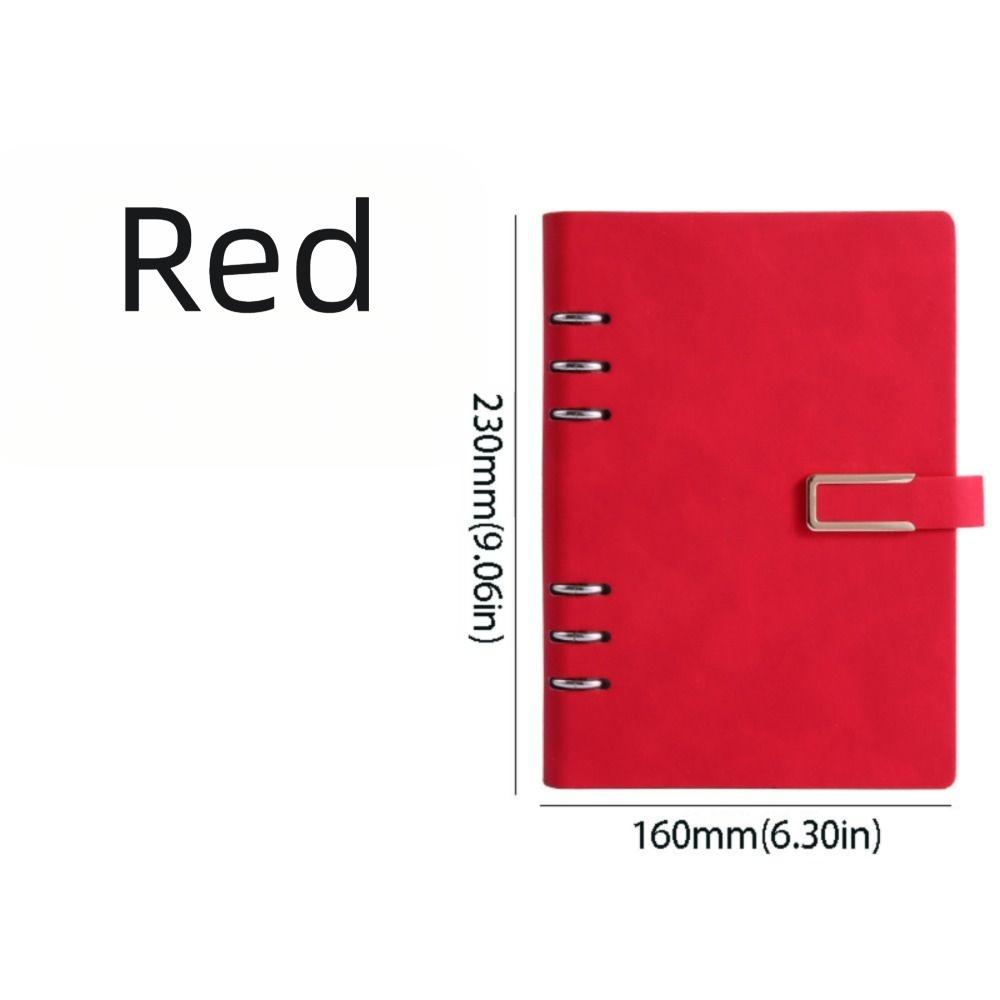 200 Pages Loose Leaf Notebook 100 Sheets Retro Notebook Journal PU Hardcover Notebook  Student