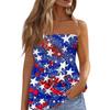 Summer Tube Tops For Women,Cute Sexy Off Shoulder Print Sleeveless T-Shirt
