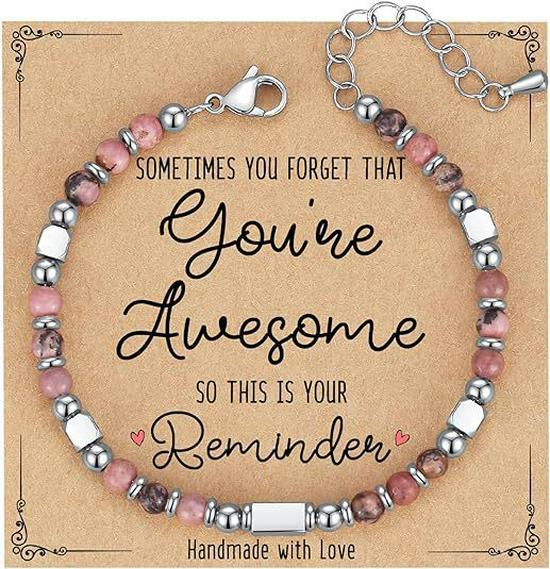 Bracelet de Couple Bohème 4MM: Pierre Naturelle Perlée avec Turquoise Zèbre Poudre et Acier Inoxydable