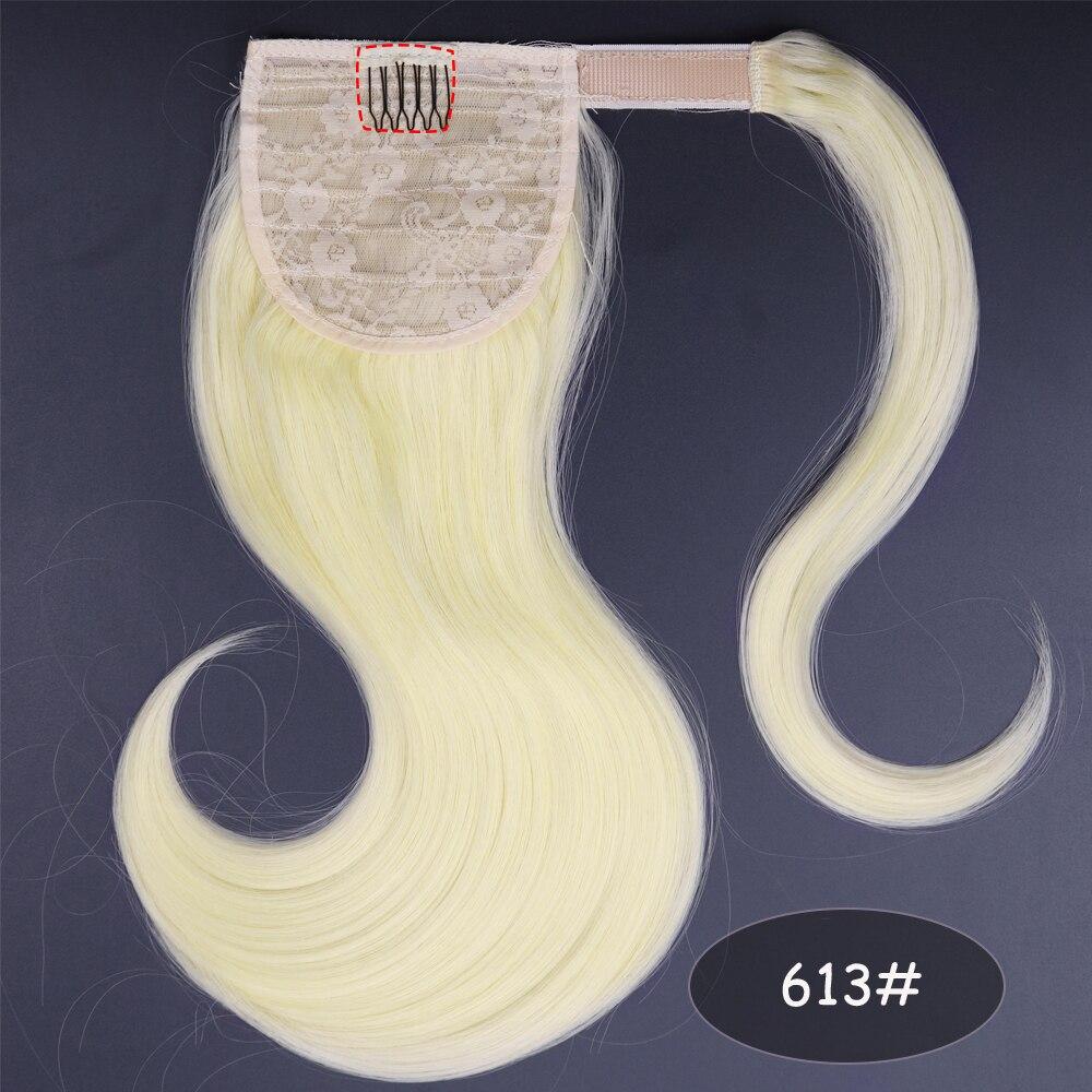 

MISSQUEEN Женская мода Короткий натуральный прямой волнистый хвост с запахом из синтетического волокна Повседневная одежда Наращивание хвоста 45 CM