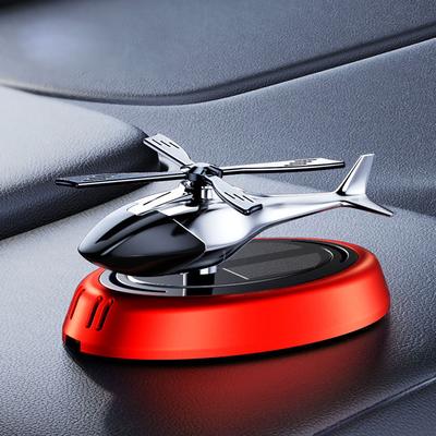Car Air Freshener Solar Power Rotating Airplane Helicopter Car Perfume Auto Automatic Aroma Diffuser Auto Interior Decoration