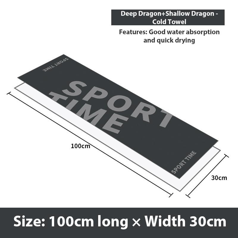 Outdoor Cold Towel Portable Summer Ice Silk Cold Exercise Gym Towel Outdoor Fitness Quick Drying Soft Cold Fitness Towel Durable