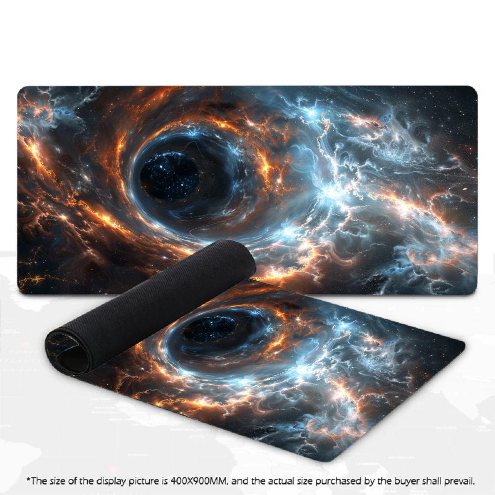 Large Cosmic Nebula Spiral Galaxy Mousepad XXL Non‑Slip Rubber Deskmat Pc Game Keyboard Desk Mats Space Art Mouse Mat Gamer