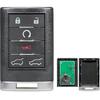 Replacement Keyless Entry Remote Car Key Fob for 2007 2008 2009 2010 2011 2012 2013 2014 Cadillac Escalade ESV, FCCID-OUC6000066, 315MHz 6 Buttons