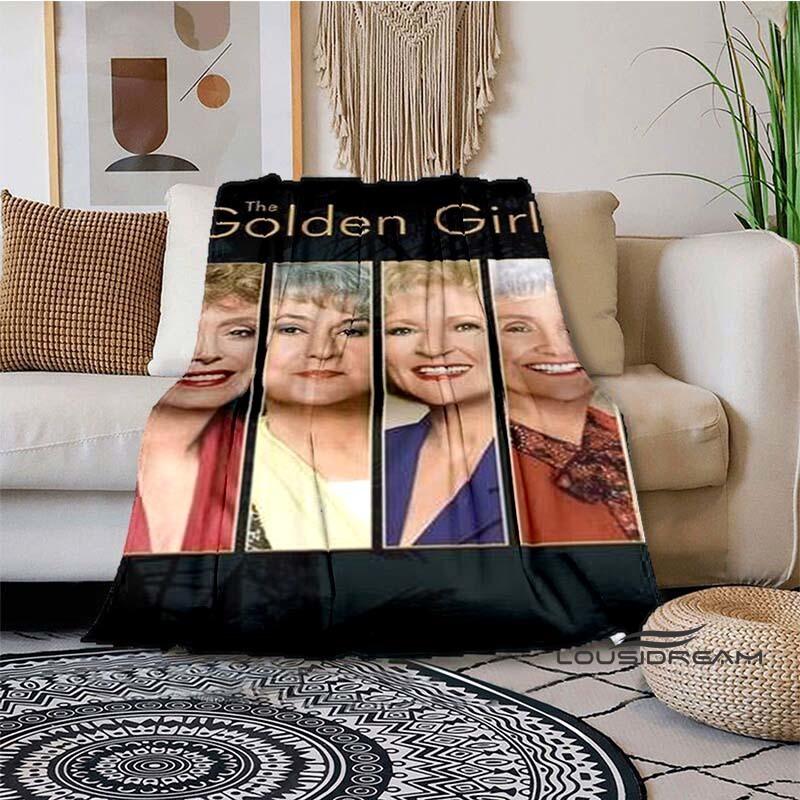 Classic Tv Throw Blanket Golden Girls Friend Ship Flannel Lightweight Plush Fuzzy Cozy Soft Blankets and Throws Custom Blankets2