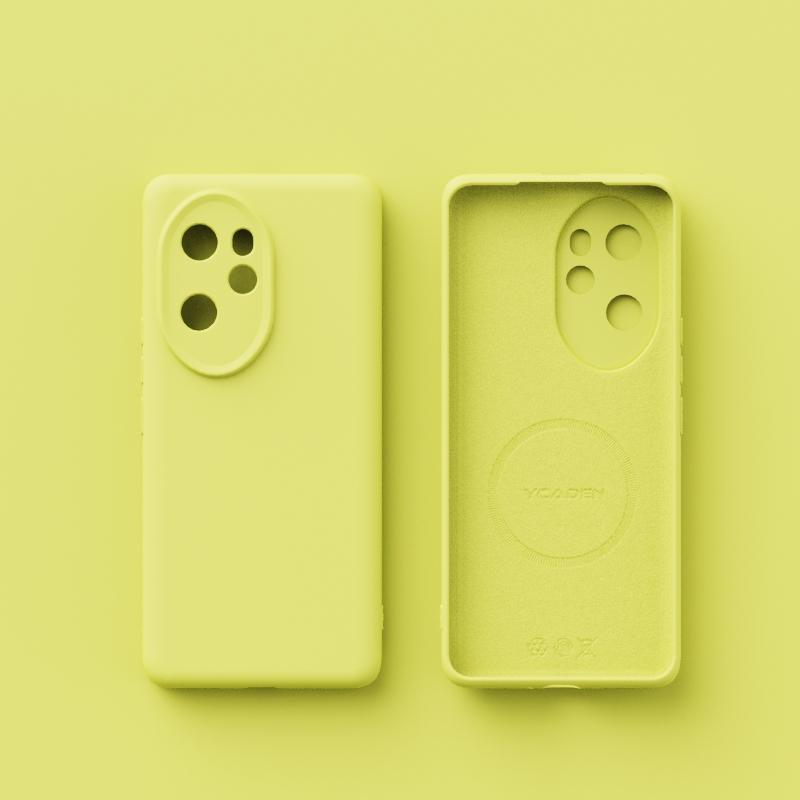 Original Liquid Silicone For Magsafe Case For Huawei Honor 500 300 200 X60 Magic 7 6 5 Pro Magnetic Wireless Charging Soft Cover