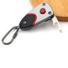 Mit LED-Taschenlampe Klapp-Mini-Schraubendreher 6-in-1 Flaschenöffner Tragbares Schlüsselanhänger-Messer