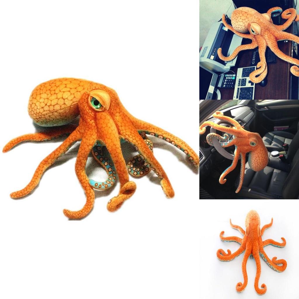 Extra Large Simulation Octopus Stuffed Animal Toy Plush Doll Perfect For Home And Car Decor