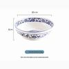 Baichengdao Blue and White Porcelain Large Soup Bowl