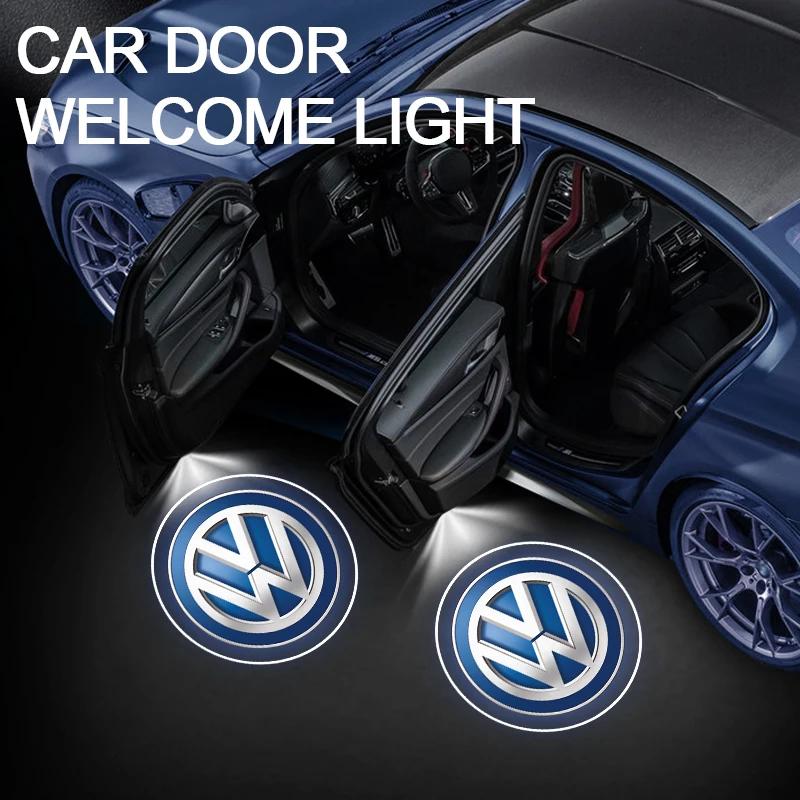 

For VW Volkswagen Jetta MK5 Golf Car Door Welcome Projector Logo Ghost Shadow Night Light Laser Lamp Courtesy Lamp For Volkswage