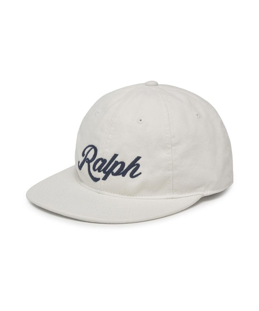 POLO RALPH LAUREN Applique Twill Ball Cap - White