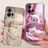 For Motorola Moto S30 Pro 5G XT2243-2 Case Cartoon Cat Butterfly Silicone TPU Black Cover For MOTO S30 Pro 5G Phone Shell Bumper