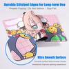 Popular Songs Shukusei Loli Kami Requiem Shigure Kawaii Girl Shigure Ui MousePad HD Non-Slip Rubber Speed Anti-fray Keyboard Mat
