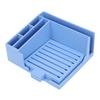 Sticky Note Stencil Set Multifunctional Sticky Pad Holder with 5 Stencils 100 Sheet Note Pads for Classroom Office