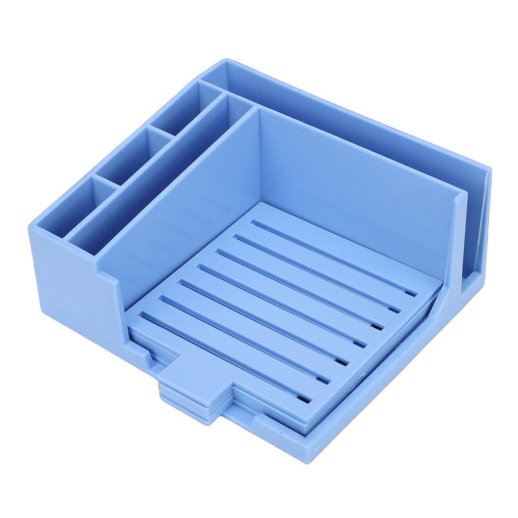 Sticky Note Stencil Set Multifunctional Sticky Pad Holder with 5 Stencils 100 Sheet Note Pads for Classroom Office