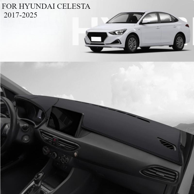 FOR HYUNDAI CELESTA 2017-2025 Car Dash Mat Dashmat Dashboard Mat Cover Sun Shade Dash Board Cover Carpet Accessories