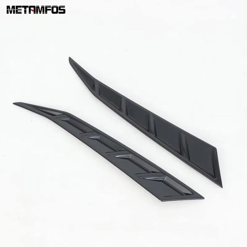 For Hyundai Sonata 2024 2025 2026 Carbon Fiber Rear Bumper Grille Spoiler Air Vent Outlet Trim Exterior Accessories Car Styling