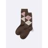 GU by Uniqlo Style Heat Crew Socks  Argyle 