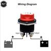 1PC 50 100 200A Car Battery Race Rally Switch 12V Battery Disconnector Isolator Cut Off Switch Kit For RV Motorcycle Truck Boat