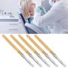 5 Stück Dentalbohrer Rostschutz Wolframstahl Dentalzähne Schneidebohrer Zahnarztbedarf(25 mm 0,98 Zoll )