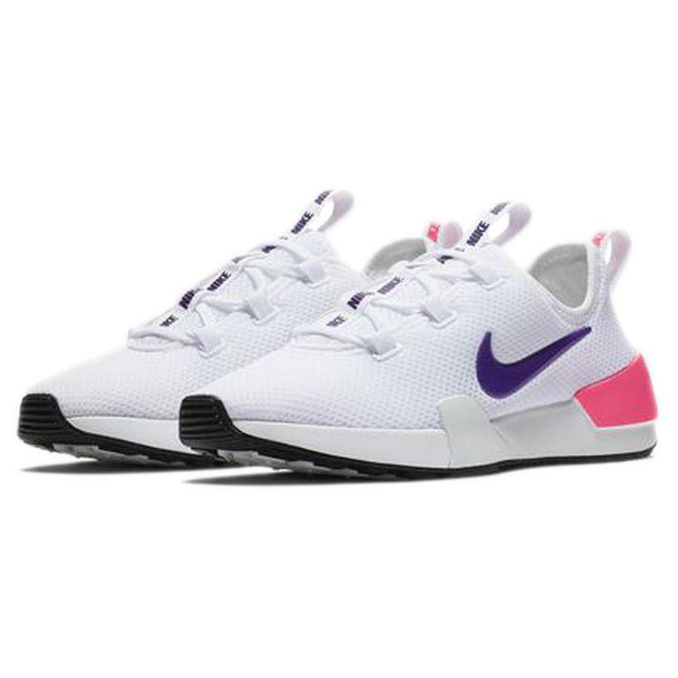 Nike Ashin Modern Mesh Casual Lightweight Shock Absorbing Slip Resistant Low Top Lifestyle Shoes Women Sneaker White Pink AJ8799-103