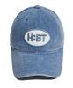 Hebeles Hbt Casual Patch Pigment Washed Ball Cap - Indigo Blue