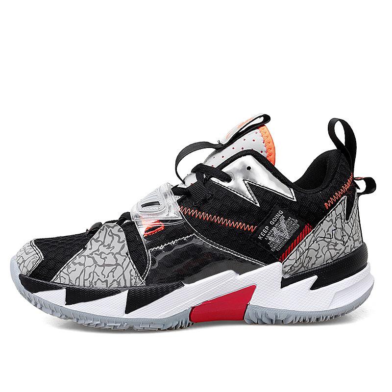 Student basketball shoes spring new children breathable mesh sneakers year-old shoes