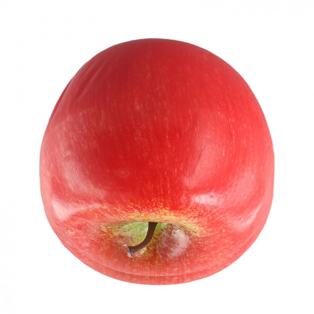 Home Shop Party Decor Lifelike Artificial Fruit for Kitchen Display (Red)