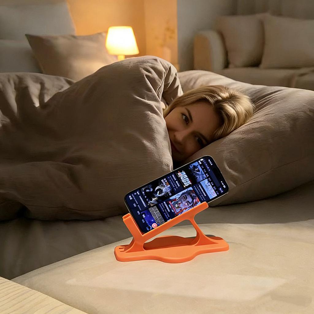 Side-Lying Phone Holder Less Prone to Tipping Mobile Phone Support Bracket Universal Table Phone Stand For Sofa Bedside