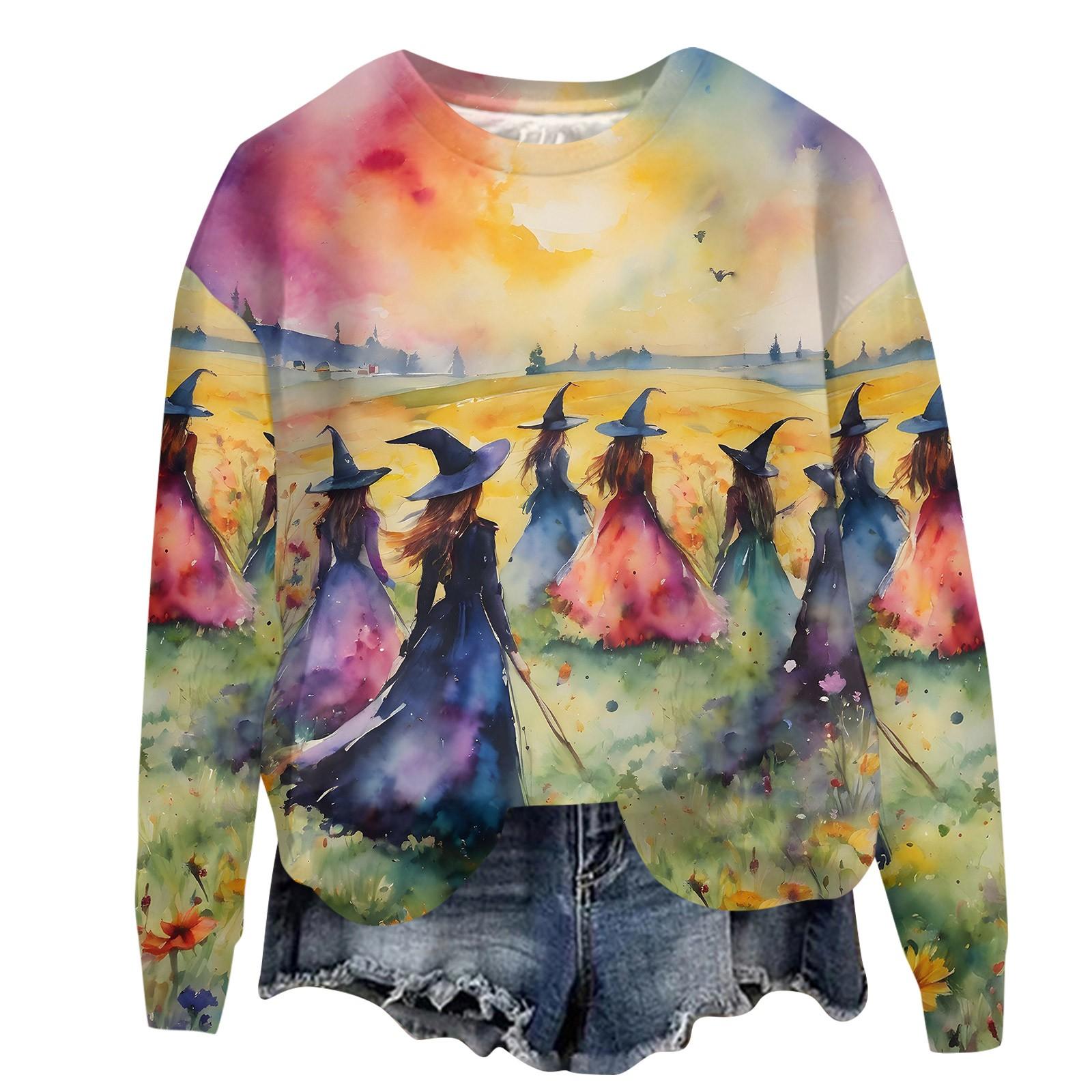 Женский Хэллоуин с принтом — фото 3