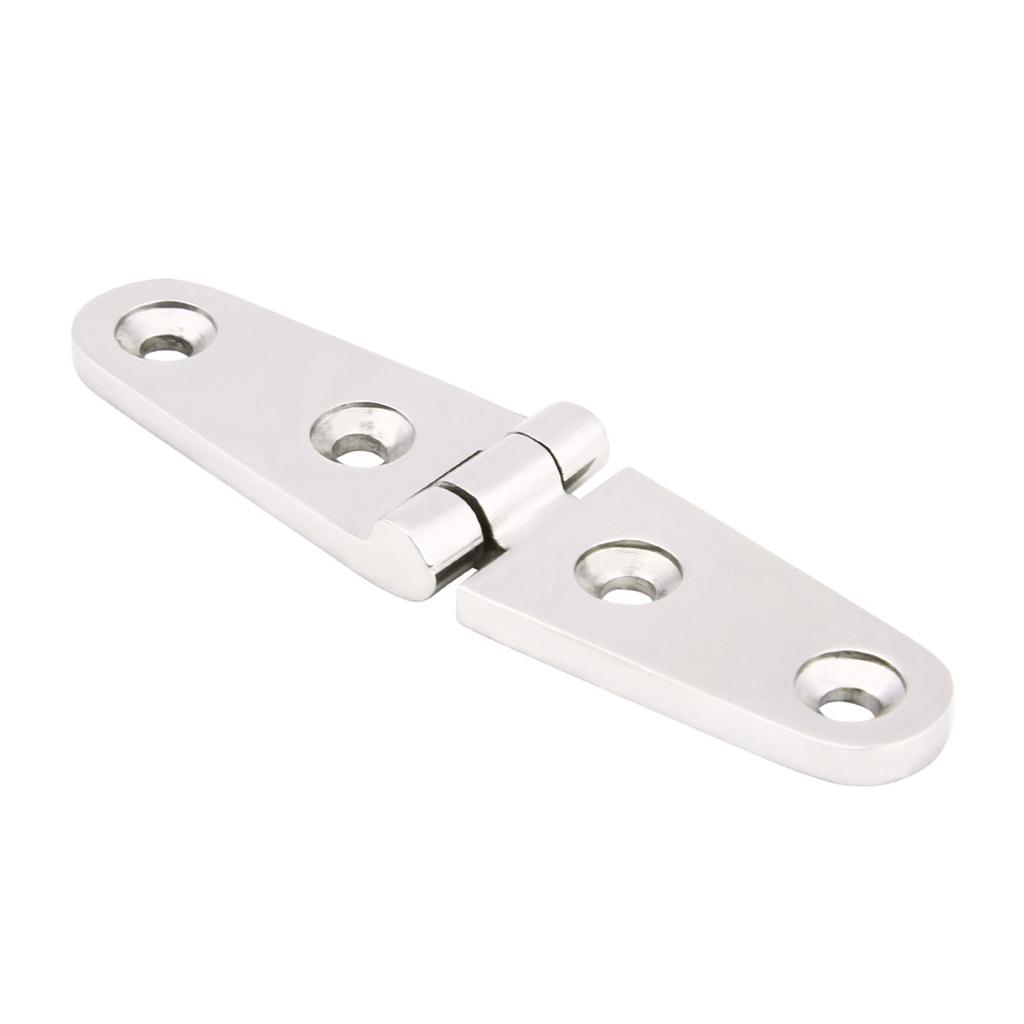 Marine Boat Cabin Door Stainless Steel Hatch Flush Door Hinge Replacement 103 * 27mm