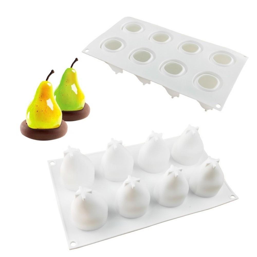 Pear Shape Pear Mold 3D Design Fondant Mold Cake Decorating French Mousse Cake Mold  Cake Making