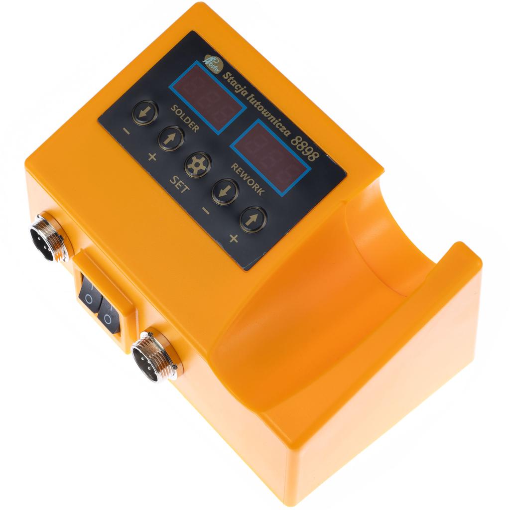 Rosfix Stacja Lutownicza 2w1 Orange Husky OH660 – Hot-Air i Grot 900M | Moc 660W | Wyświetlacze LED i Możliwość Spawania Plastiku