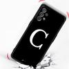 Initial Letter A Z Phone Case For Samsung Galaxy A17 A07 A55 A35 A25 A15 A05 A33  A31 A23 A21s A13 A41 A73 A53 A51 A71 A03 Cover
