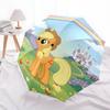 Little Pony Fashionable Automatic Opening/Closing Folding Umbrella. Portable and Foldable, Ideal for Gift, Travel, and Daily Use.