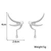Simulated Pearl Women Dangle Earrings Korean Elegant Crystal Wedding Jewelry Party Gifts Boucles D'oreilles
