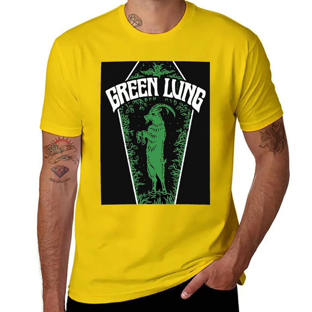 New Green Lung Tshirt Black T Shirts Tops Boys Animal Print Shirt Short Sleeve Tee Unisex