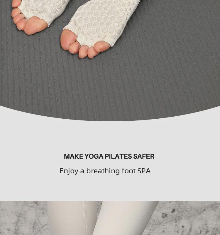 Women's Open-Toe Aerial Yoga & Pilates Five-Finger Socks