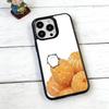Korean H-Healing Bear Phone Case For iPhone17,16,15,14,13,12,11 Plus,Pro Magnetic For Magsafe Wireless Charging