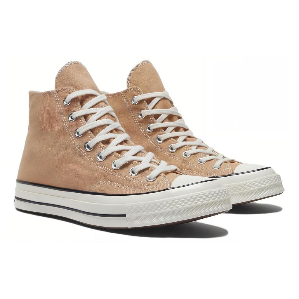 Converse 1970s Comfortable Versatile Durable Shock-Absorbing High-Top Canvas Shoes Unisex Sneakers Brown A10273C