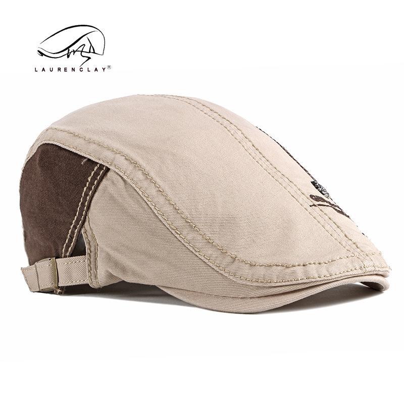 Frühling-Sommer Herren Baumwollbarett: Koreanischer Stil Outdoor Entenschnabelkappe für Jugendliche & Unisex.