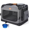Morpilot Dog Carrier Bag Soft Crate Dog Crate Dog Carrier Case Foldable Pet Cage Cat Carrier Cart with Handles for Dogs and Cats Mesh for Small To