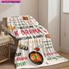 Blanket 1pc K Drama Lover Essentials Winter Flannel Blanket Featuring Soft High-Definition Digital Printing; a Modern-Style Small