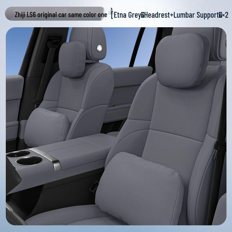Zeekr LS6 Headrest Lumbar & Neck Support Pillow, Car Interior Essential.