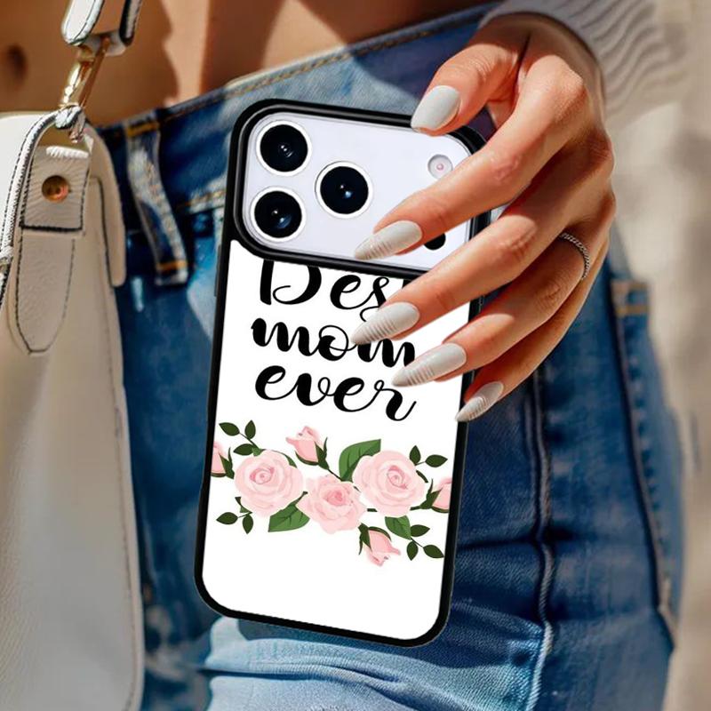 Best Mum Ever Gift Love Phone Case For iPhone 17 Air 14 15 13 12 Max Cover For Apple 14 15 16 16e 11 Pro Max Plus Coque